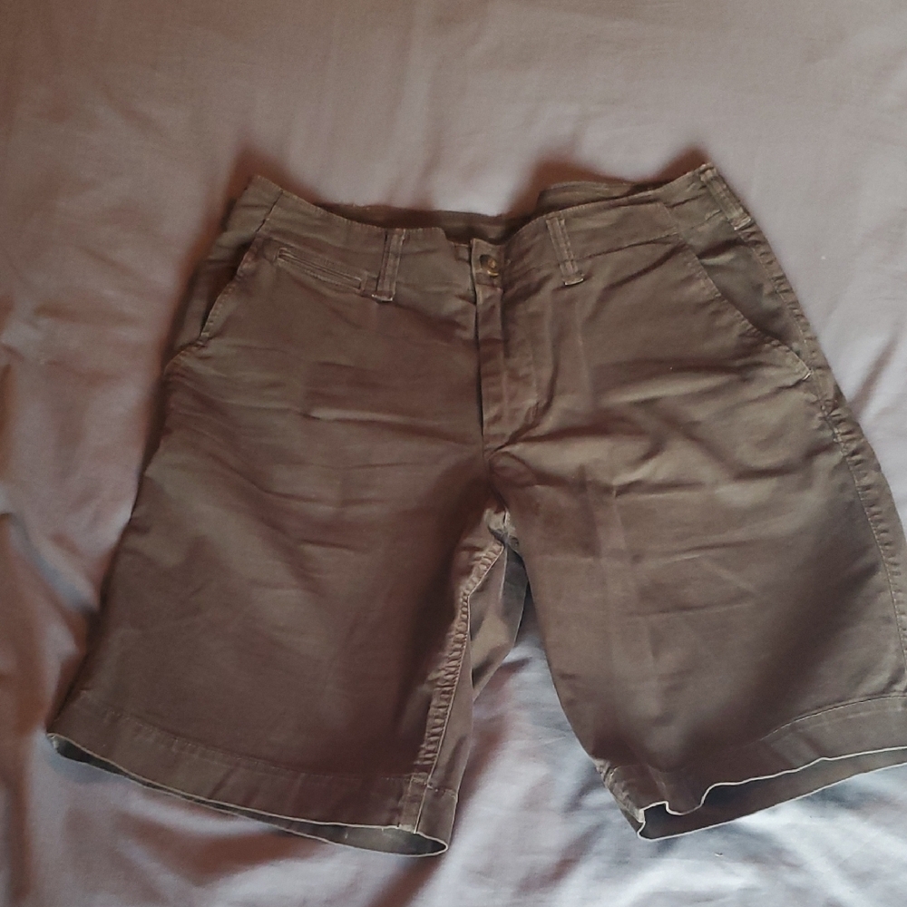 American Eagle Outfitters Grey Cargo Shorts Sz 31 Waist Unisex